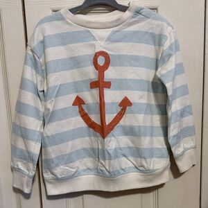 Striped Anchor Kids Sweatshirt